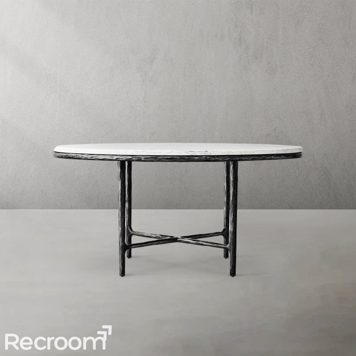 Thaddeo Marble Round Dining Table - Zonesus