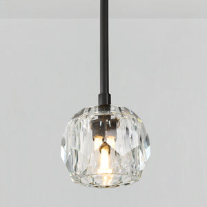 Boulew Crystal Glass Rod Pendant 5" - Zonesus