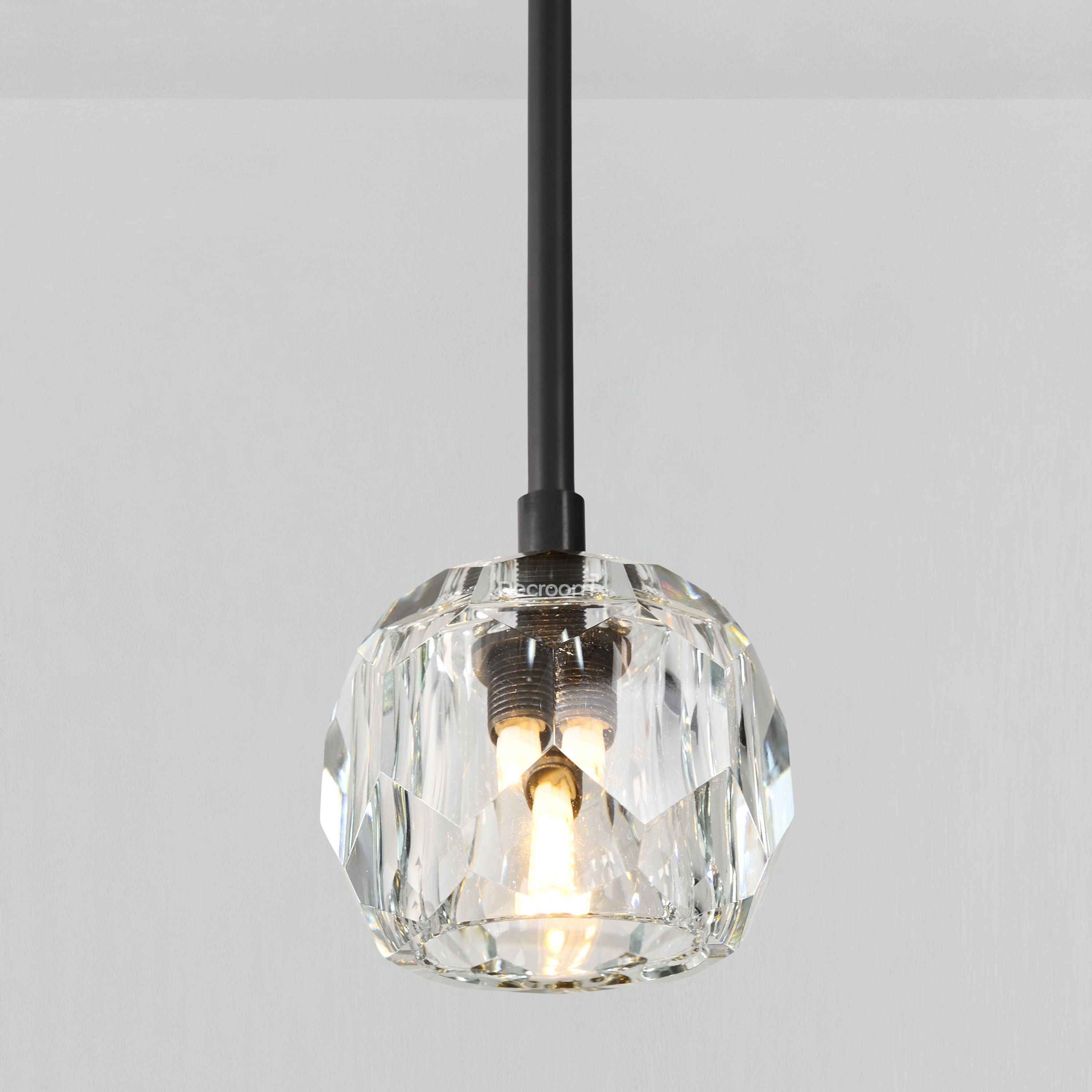 Boulew Crystal Glass Rod Pendant 5" - Zonesus