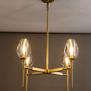 Tuilp Round Chandelier 27" - Zonesus