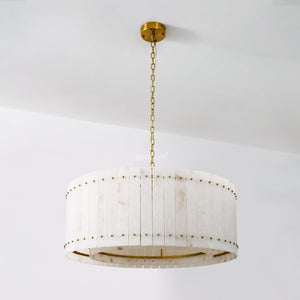 San Marconer Alabaster Round Chandelier 37‘’ - Zonesus
