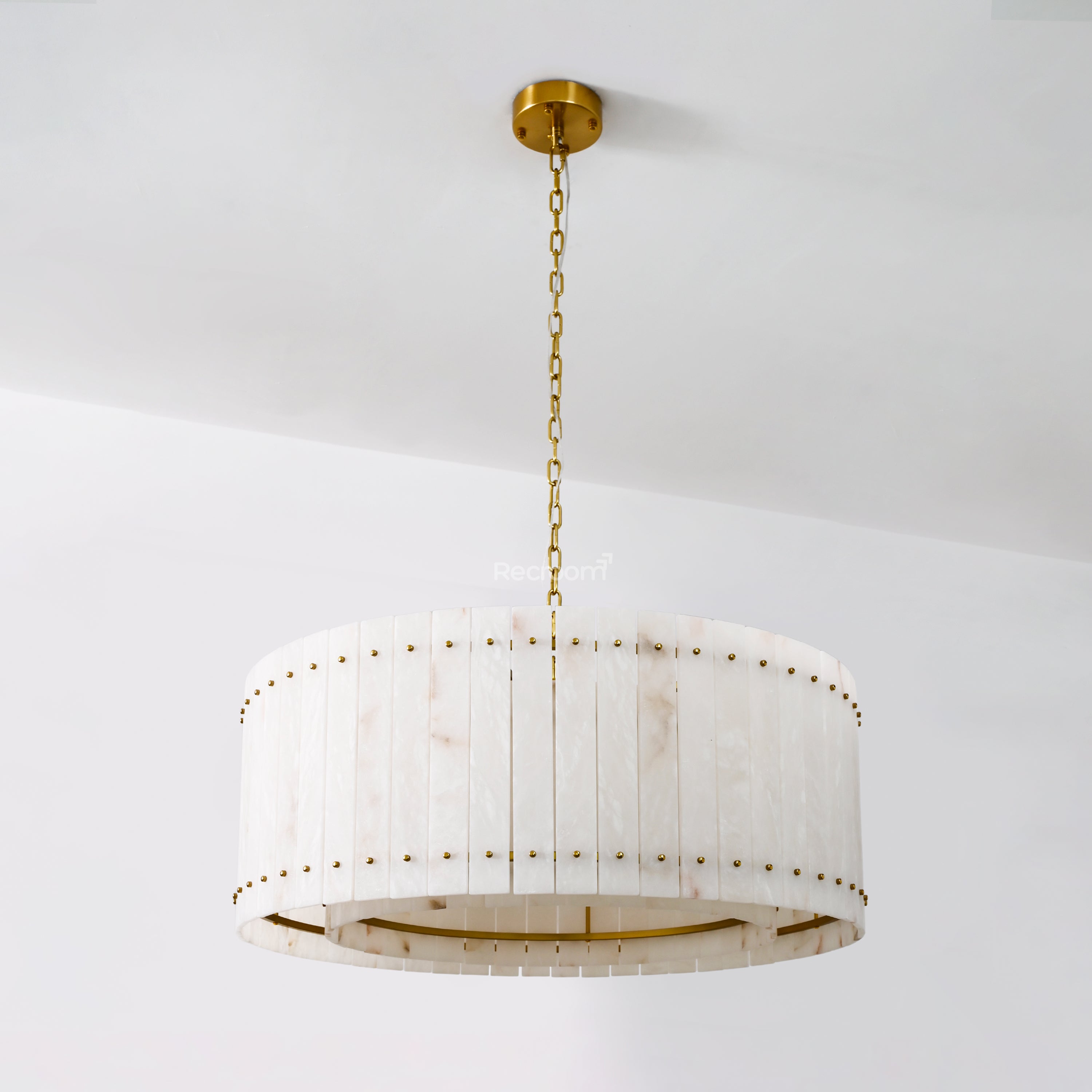 San Marconer Alabaster Round Chandelier 37‘’ - Zonesus