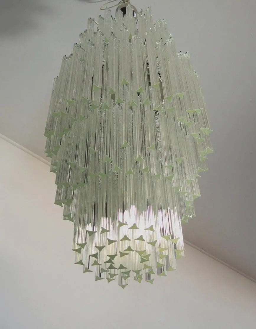 Murano Chandelier – 242 prisms – Transparent - Zonesus