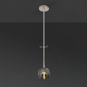 Boulew Crystal Glass Rod Pendant 5" - Zonesus