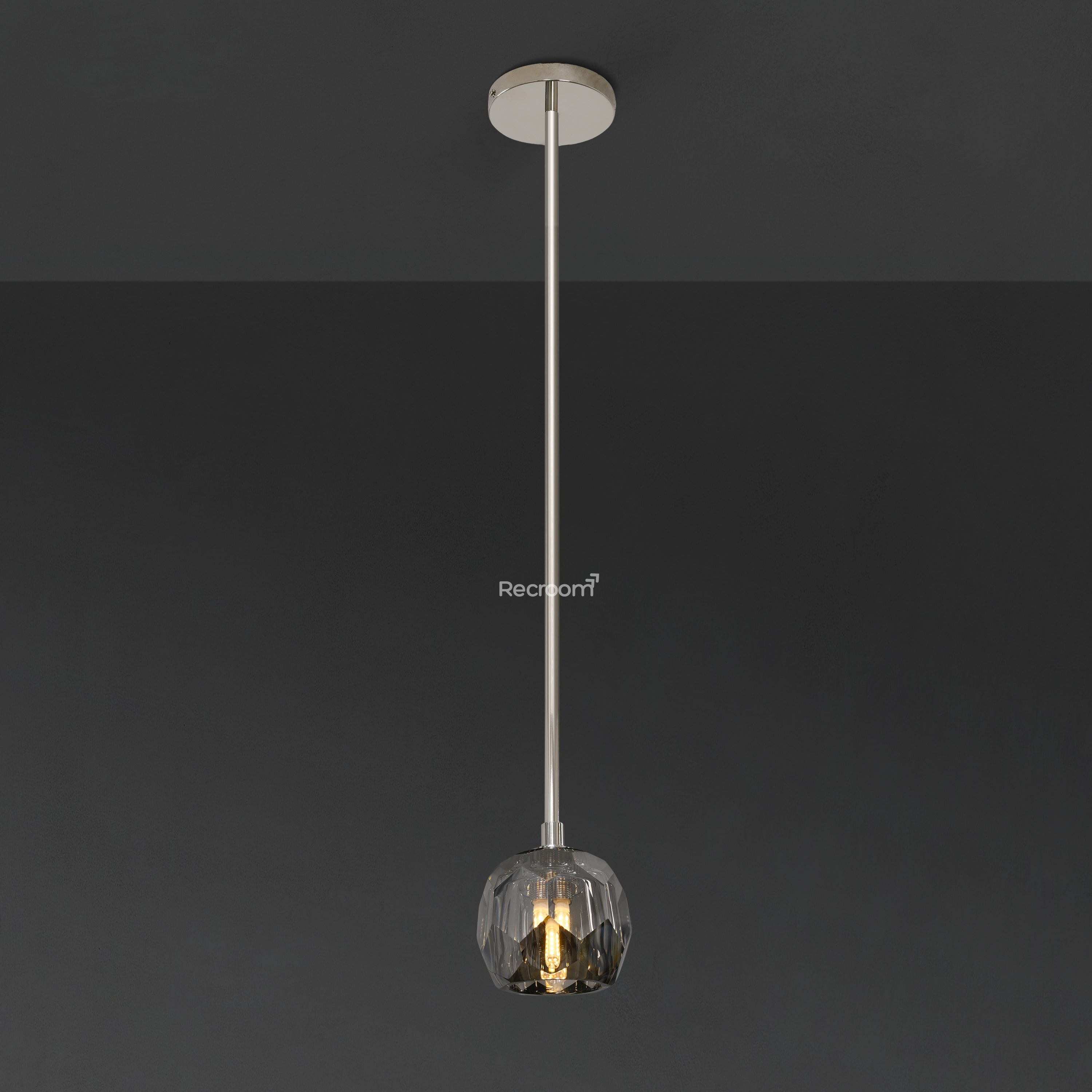 Boulew Crystal Glass Rod Pendant 5" - Zonesus