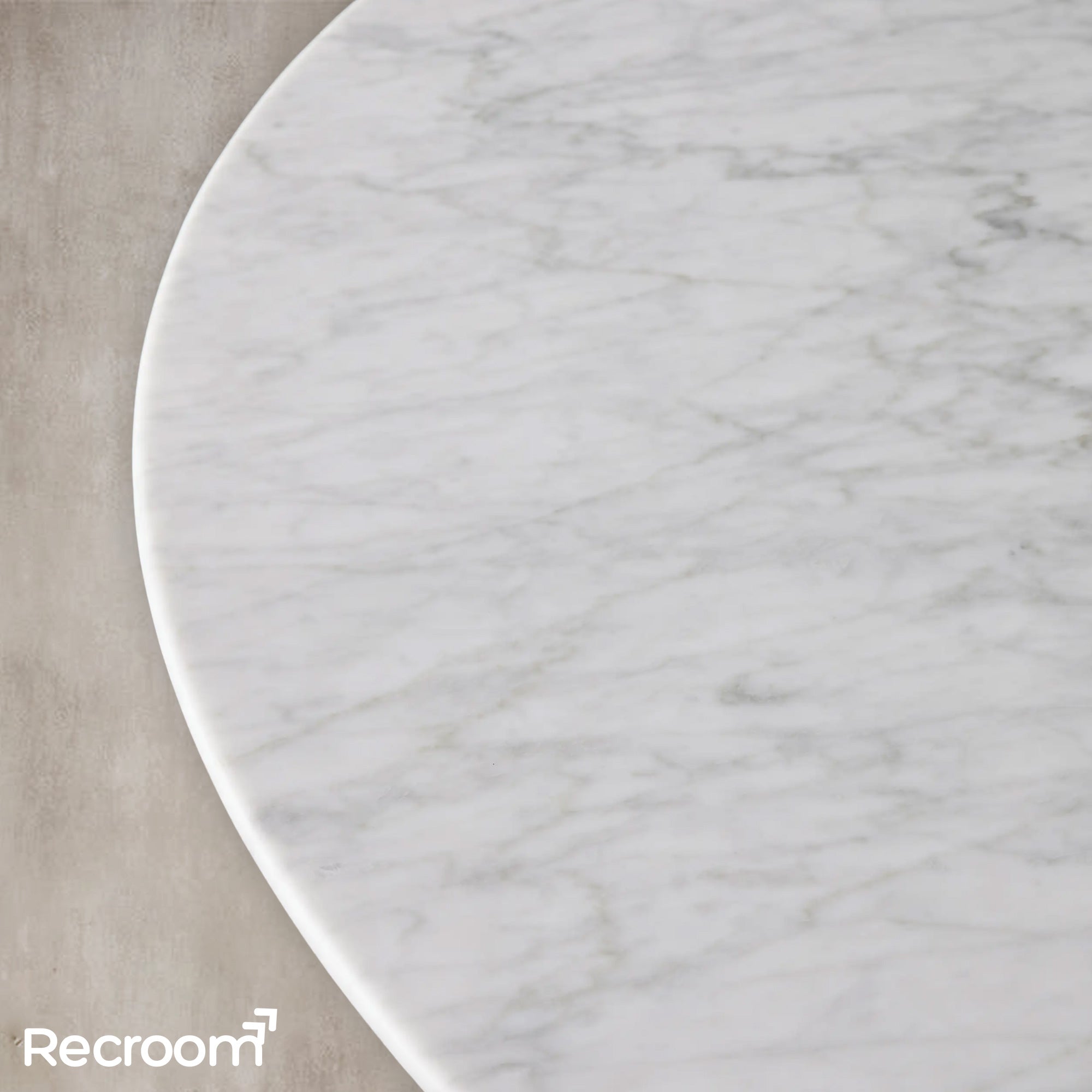 San Germani Round Stone Coffee Table with Rennes Base - Zonesus