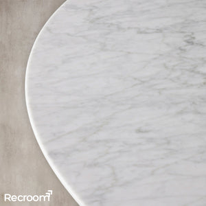 San Germani Round Stone Coffee Table with Rennes Base - Zonesus