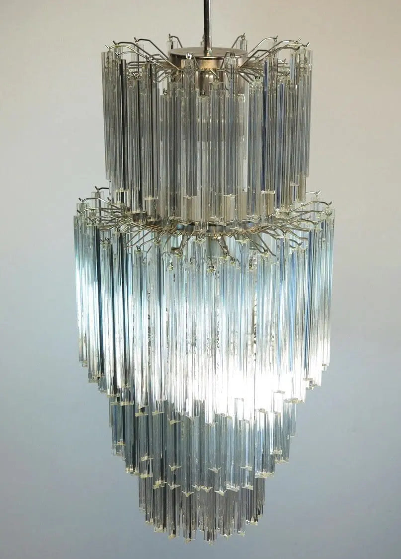 Murano Chandelier – 242 prisms – Transparent - Zonesus
