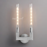 Cannel Double Wall Sconce 9" - Zonesus