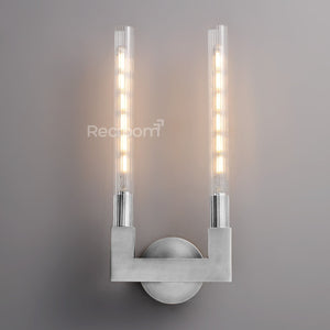 Cannel Double Wall Sconce 9" - Zonesus
