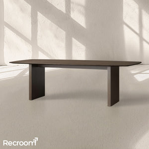 San Germani Wood Dining Table with Clement Base - Zonesus