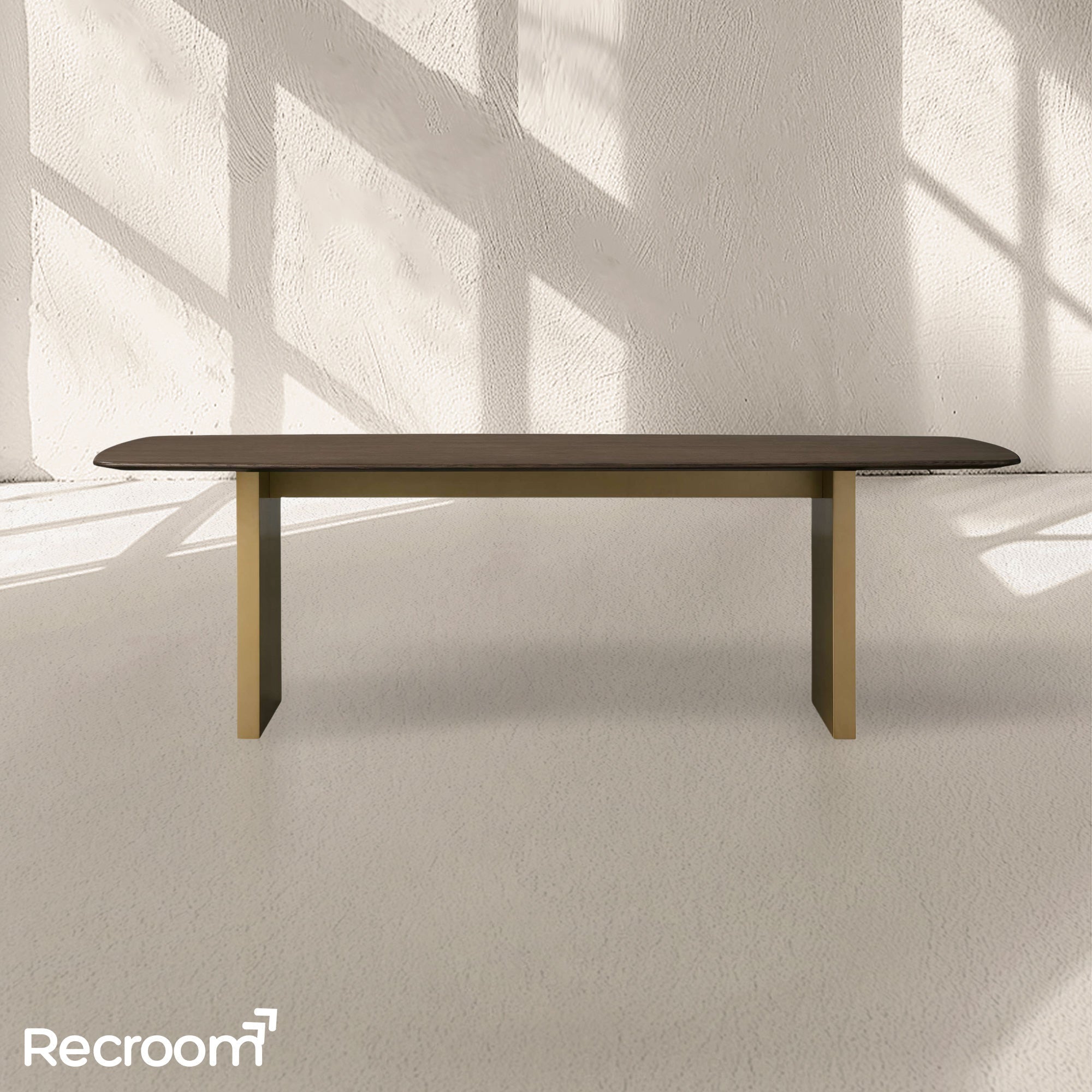 San Germani Wood Dining Table with Clement Base - Zonesus