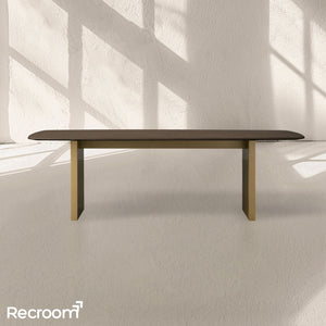 San Germani Wood Dining Table with Clement Base - Zonesus