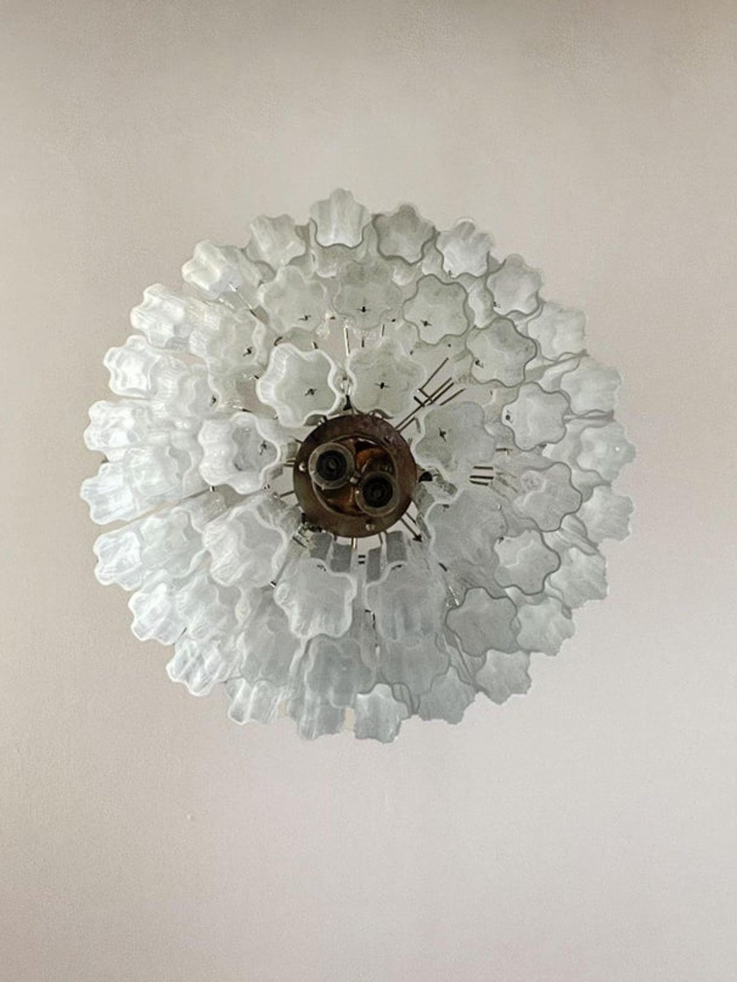 Murano Chandelier – 48 tubes – Alabaster White - Zonesus