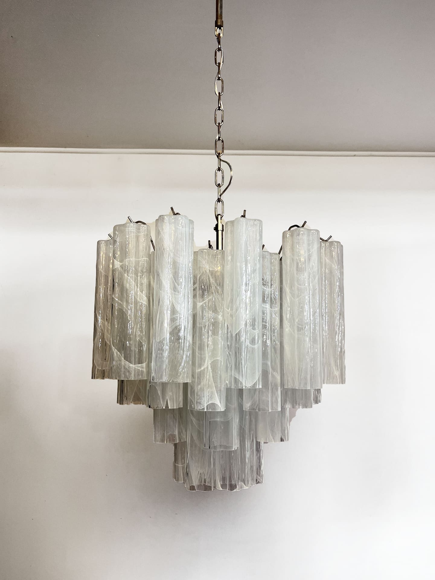 Murano Chandelier – 36 tubes – Alabaster white - Zonesus