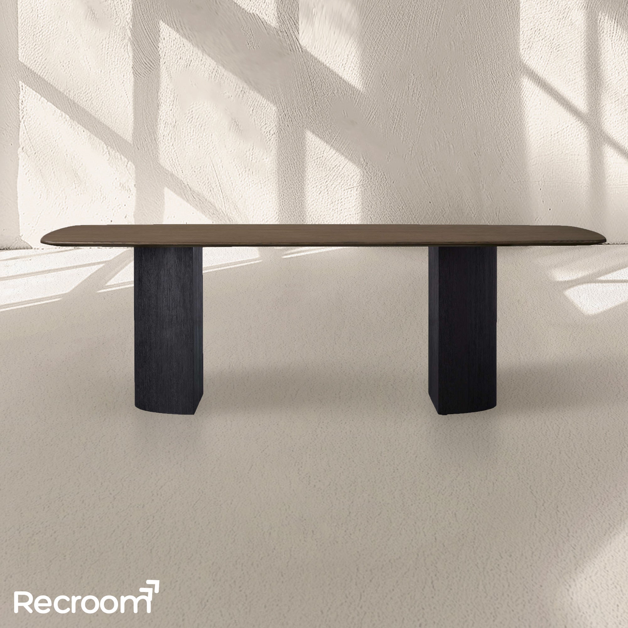 San Germani Wood Dining Table with Dauphine Base - Zonesus