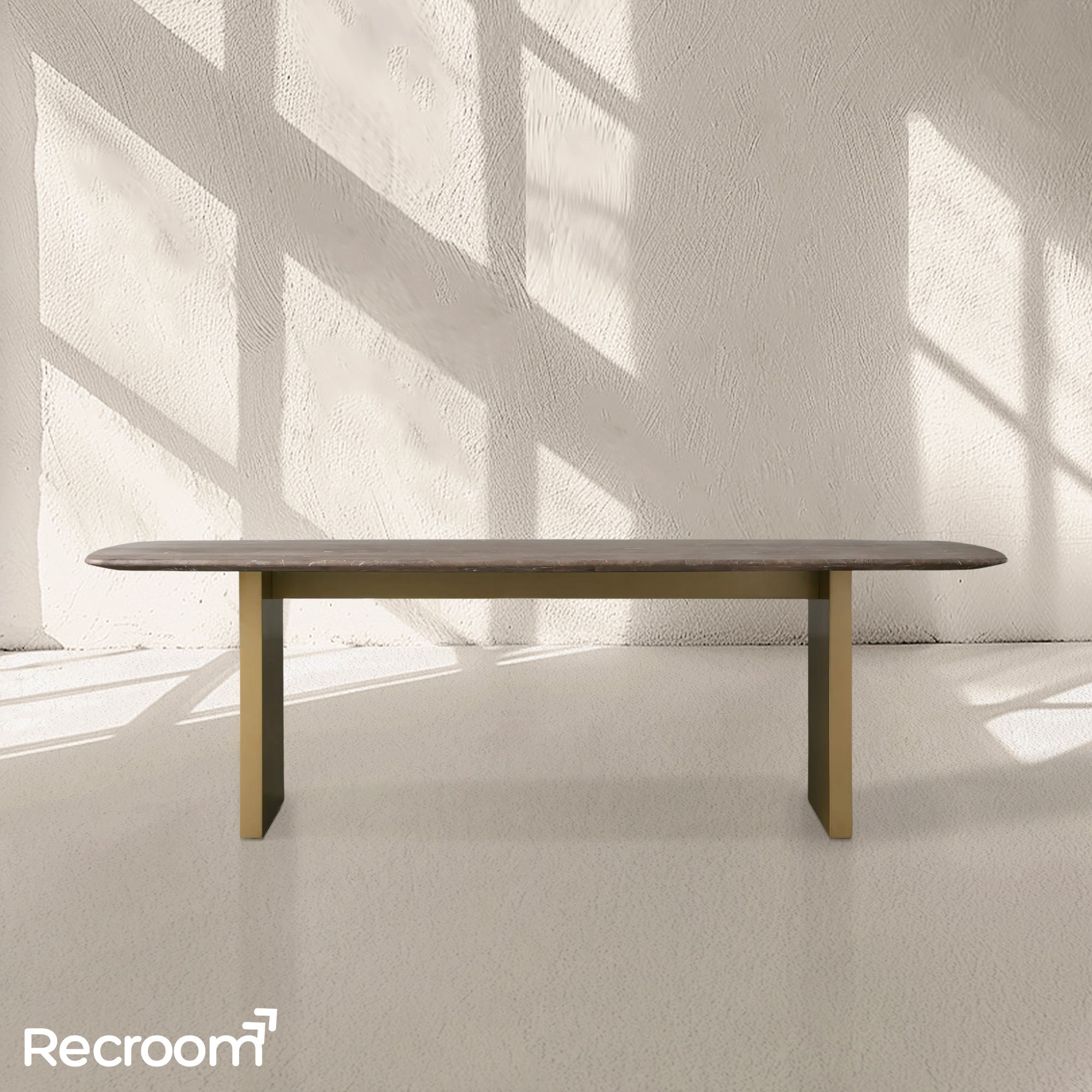San Germani Stone Dining Table with Clement Base - Zonesus