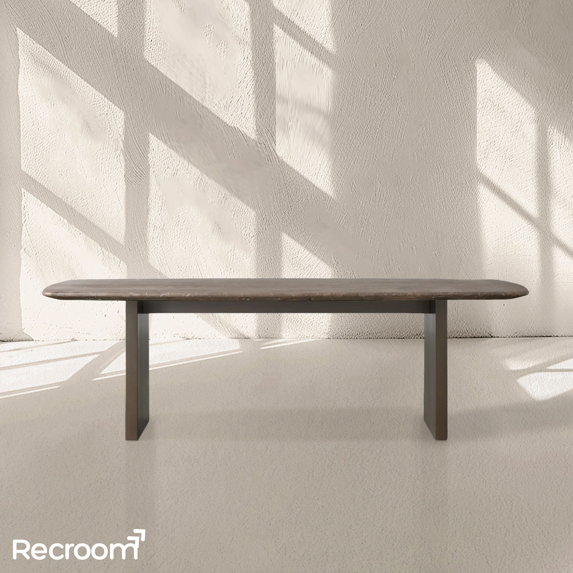 San Germani Stone Dining Table with Clement Base - Zonesus