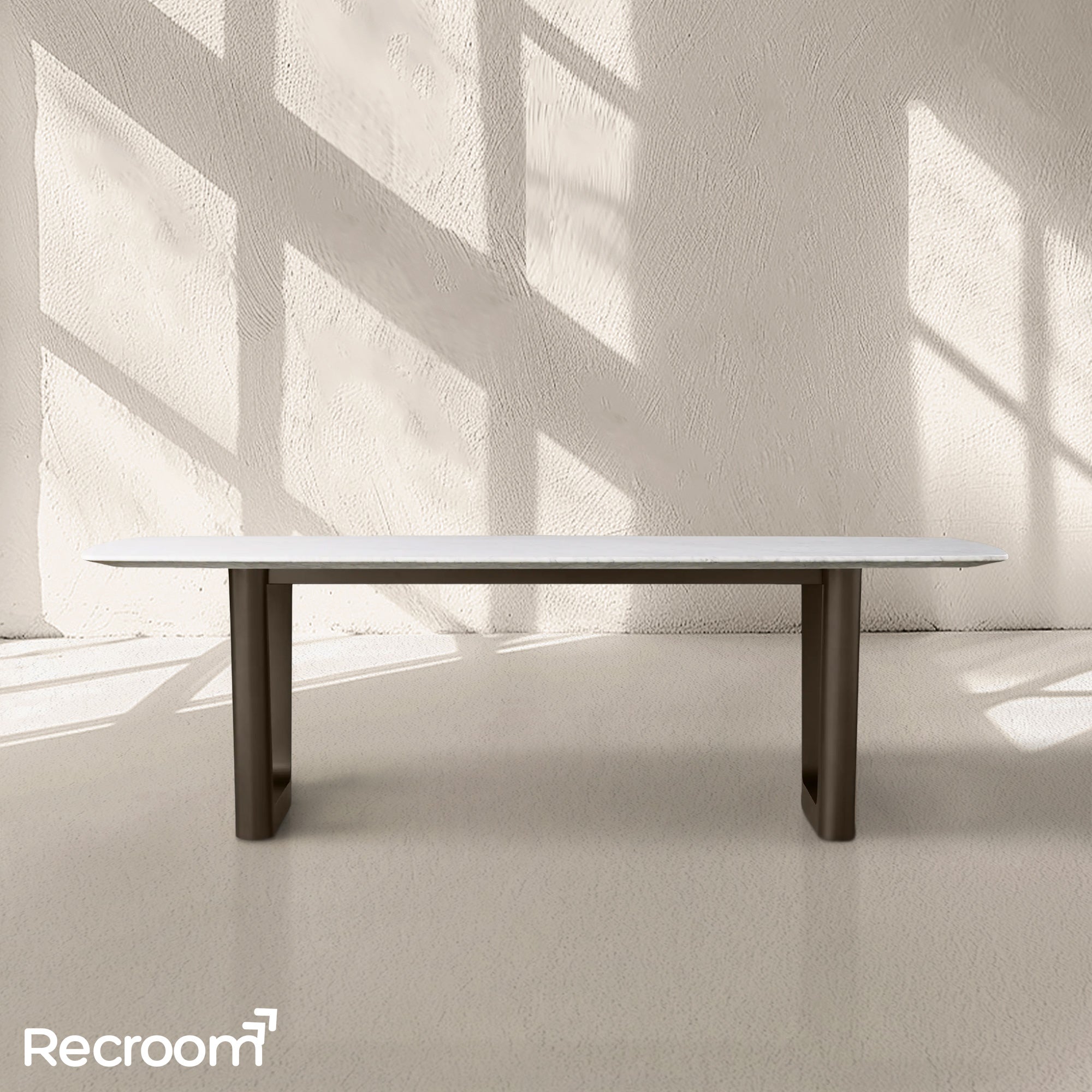 San Germani Stone Dining Table with Rennes Base - Zonesus