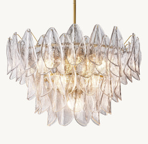 Petal Glass Large Pendant 32"D - Zonesus