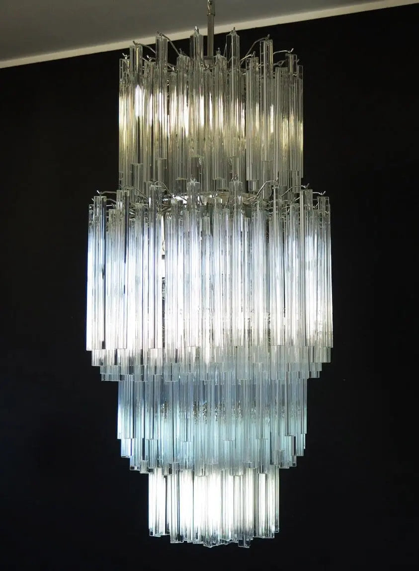 Murano Chandelier – 242 prisms – Transparent - Zonesus