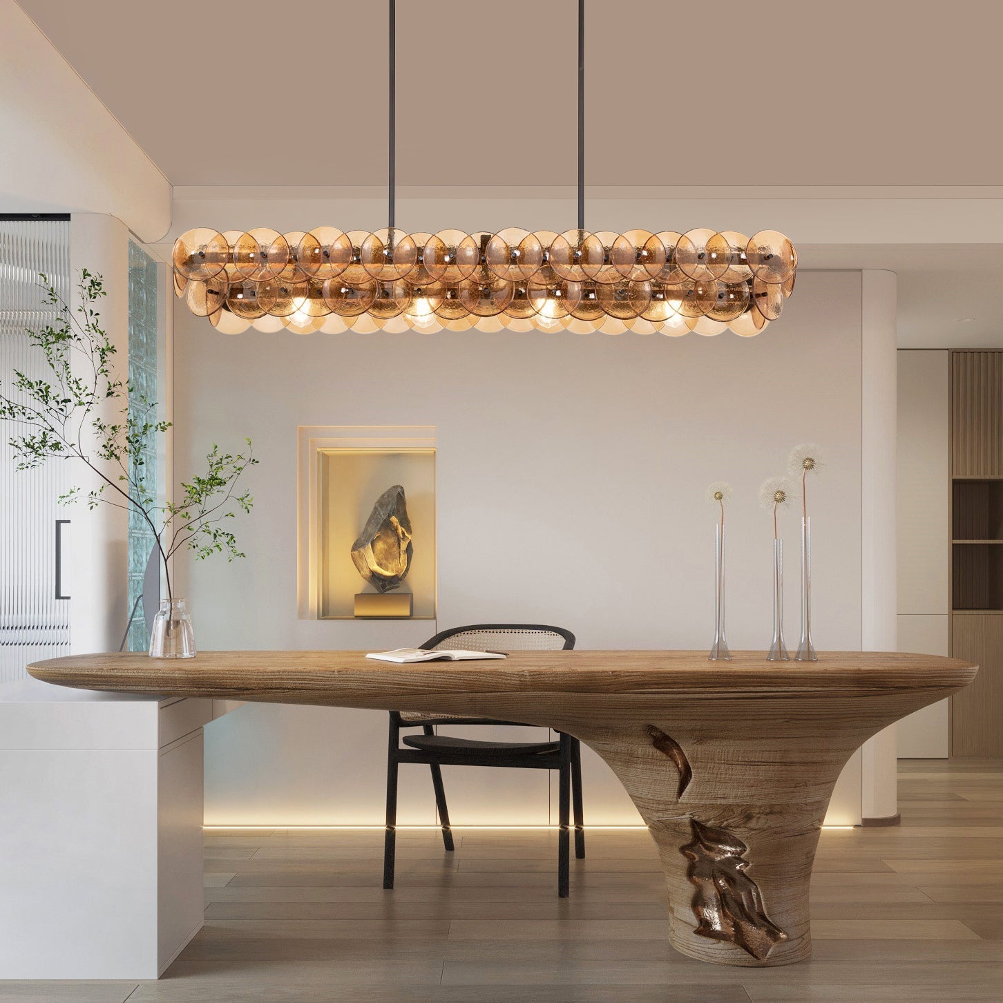 Loren Linear Chandelier - Zonesus