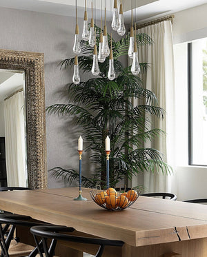 Solitaire Round Chandelier 38"D - Zonesus