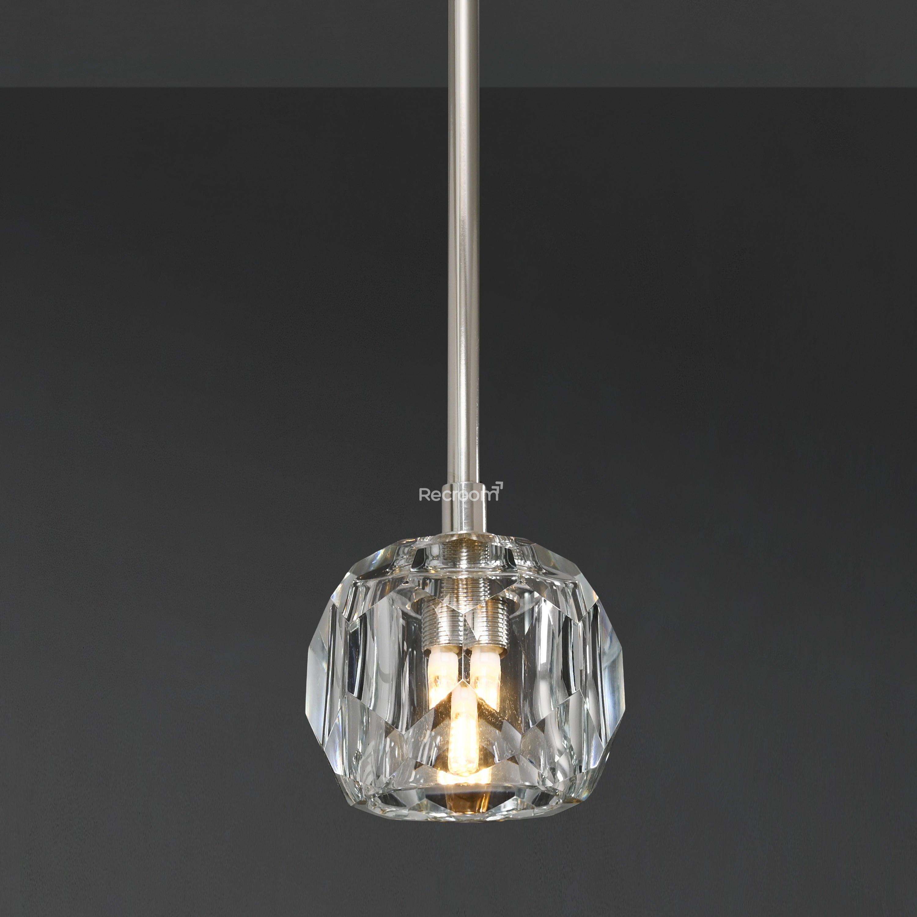 Boulew Crystal Glass Rod Pendant 5" - Zonesus