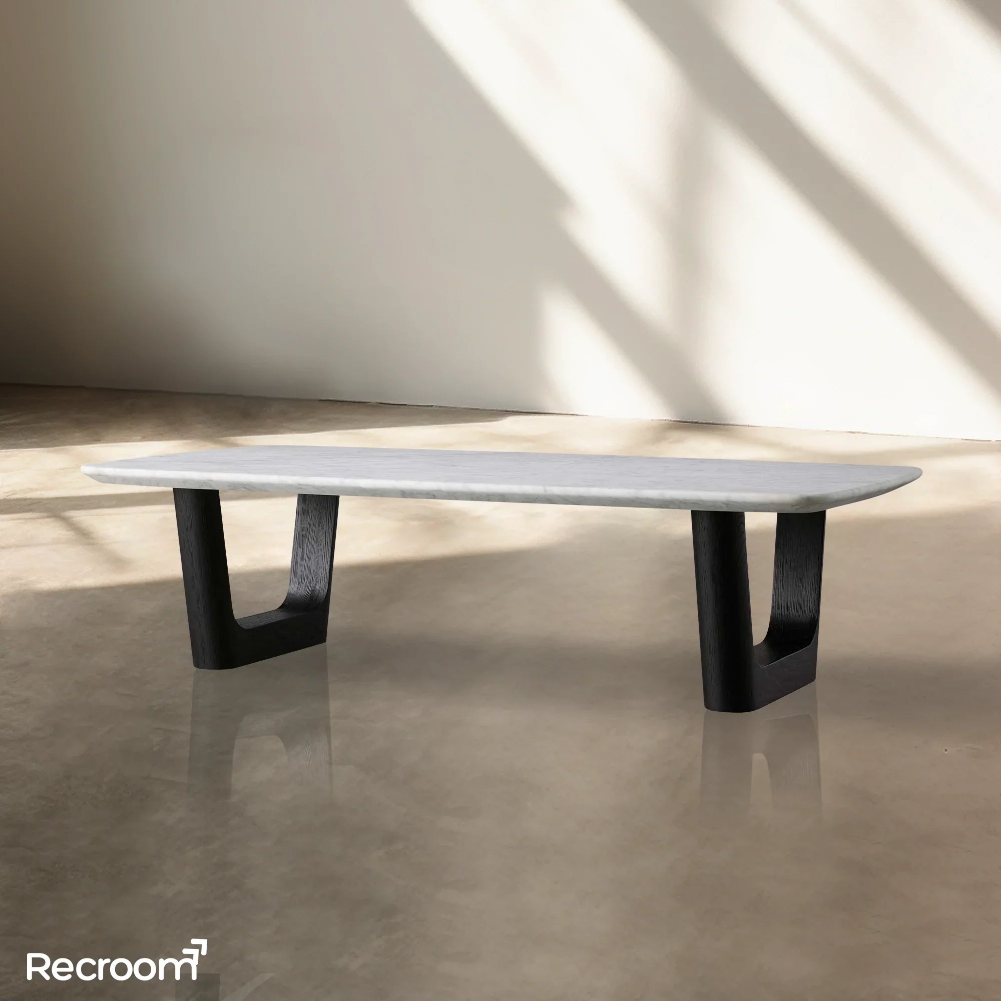 San Germani Stone Coffee Table with Rennes Base - Zonesus