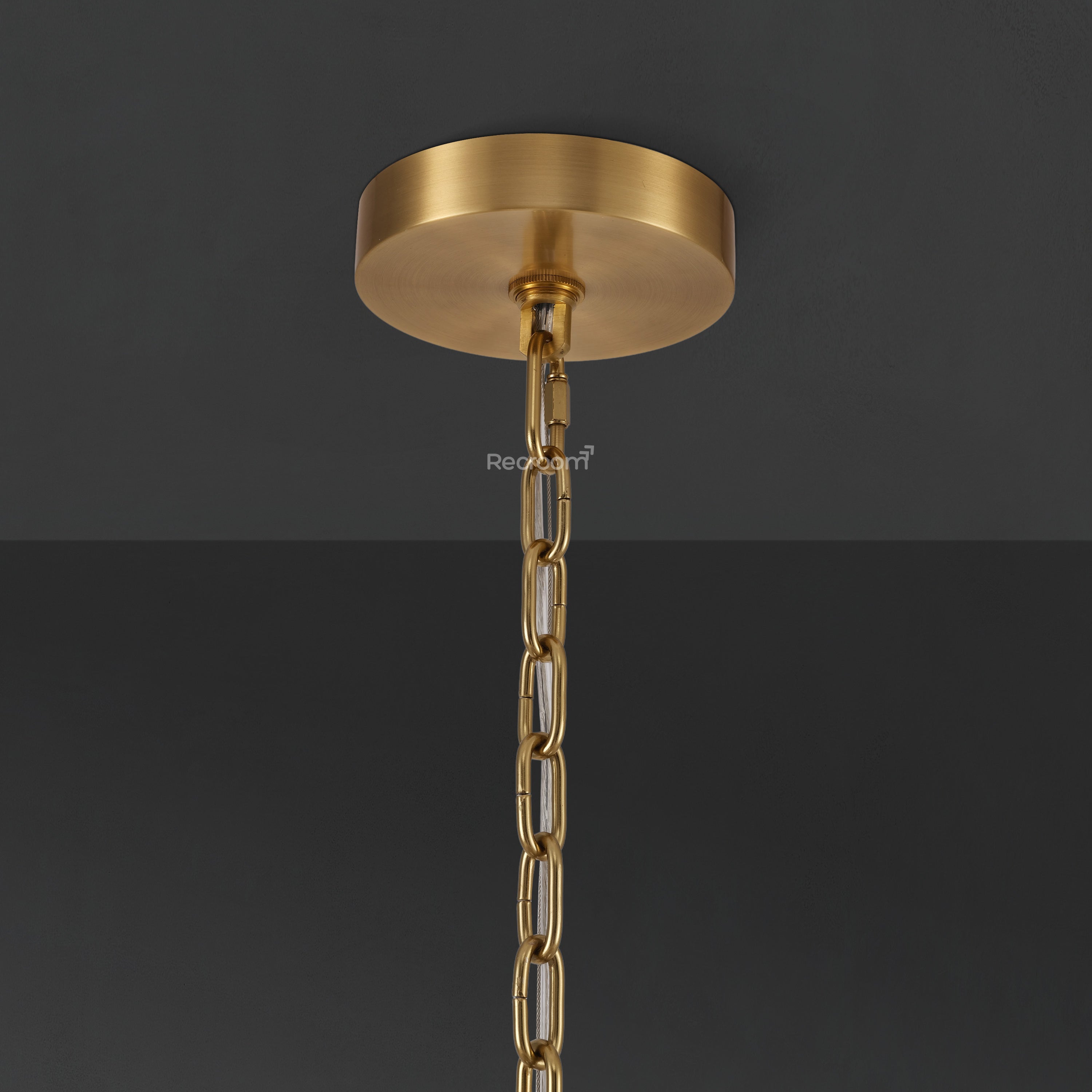 Harllow Calcite Round Chandelier 43" - Zonesus