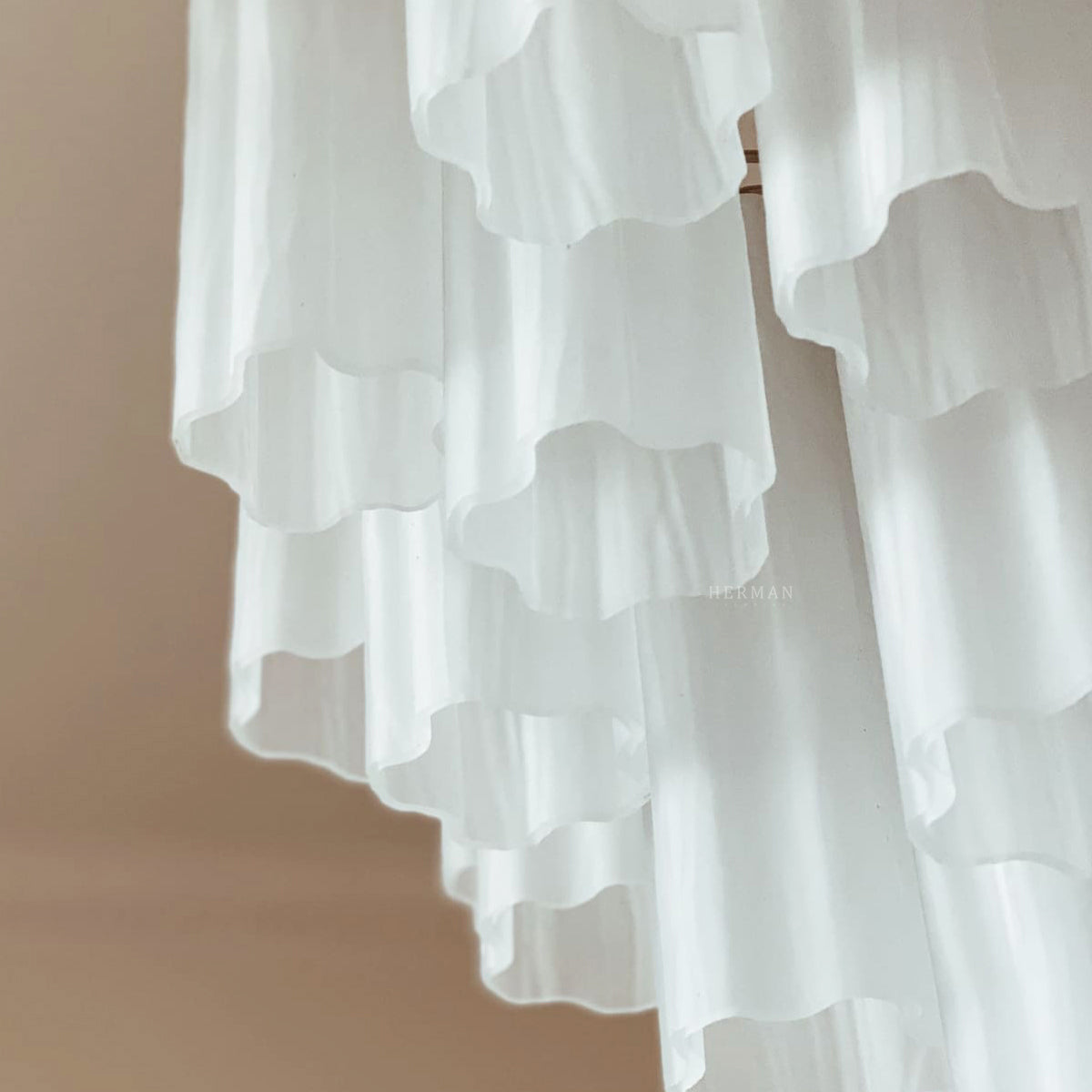 Murano Chandelier – 36 tubes – Matte white - Zonesus