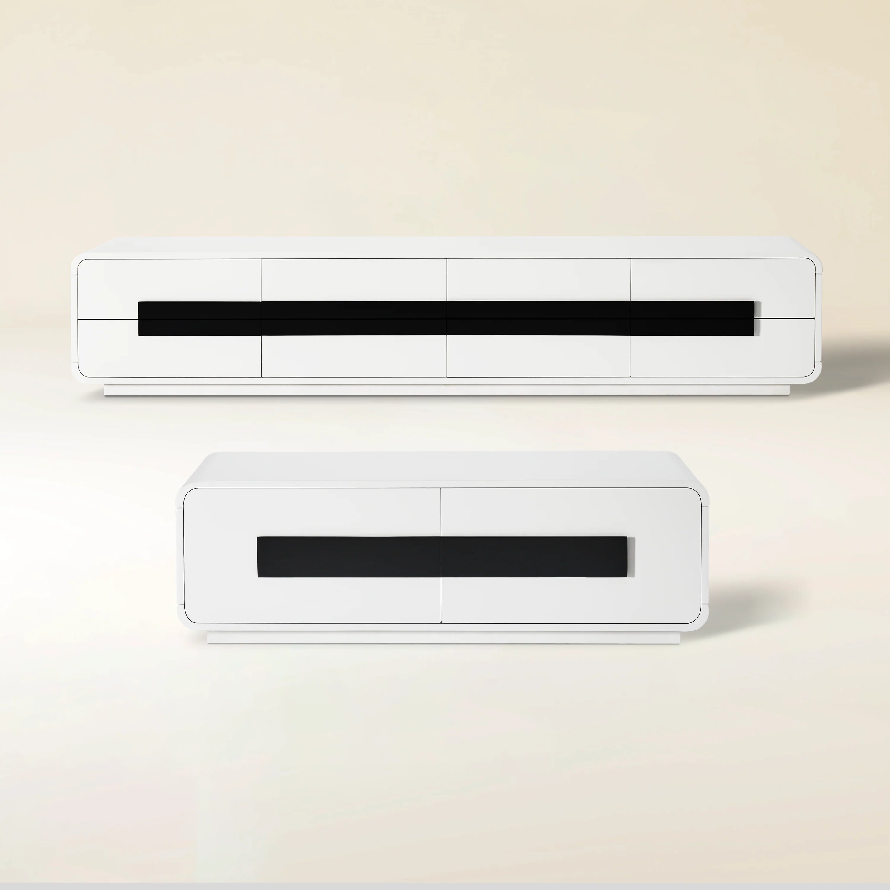 Soren Media Console And Coffee Table Set