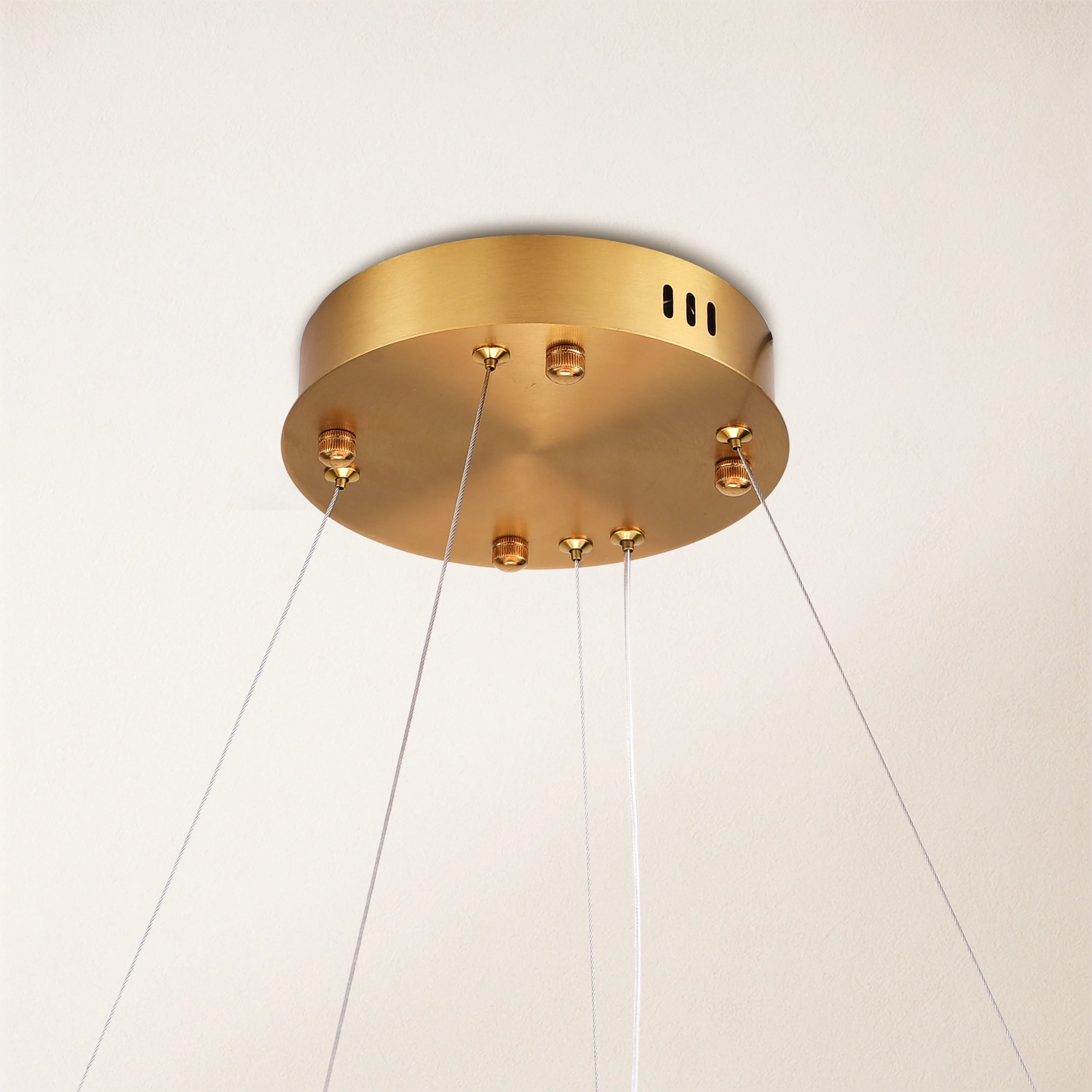 Nocturne Alabaster Round Chandelier 32"#Finish_Gold