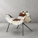 Thaddeo Milk Coffee Fur Lounge Chair - Zonesus