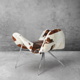 Thaddeo Milk Coffee Fur Lounge Chair - Zonesus