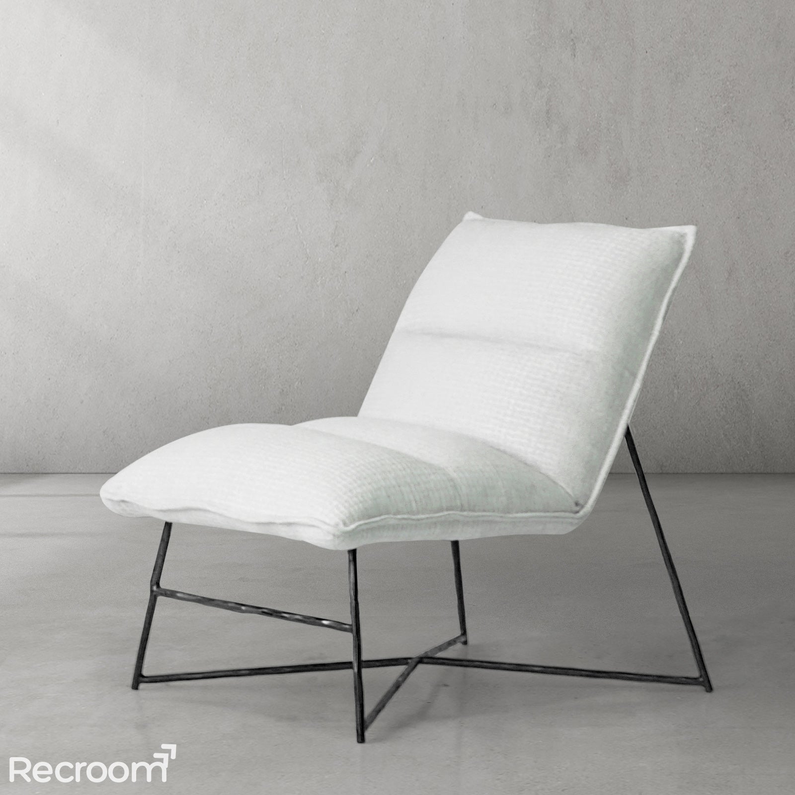Thaddeo Fabric Lounge Chair - Zonesus