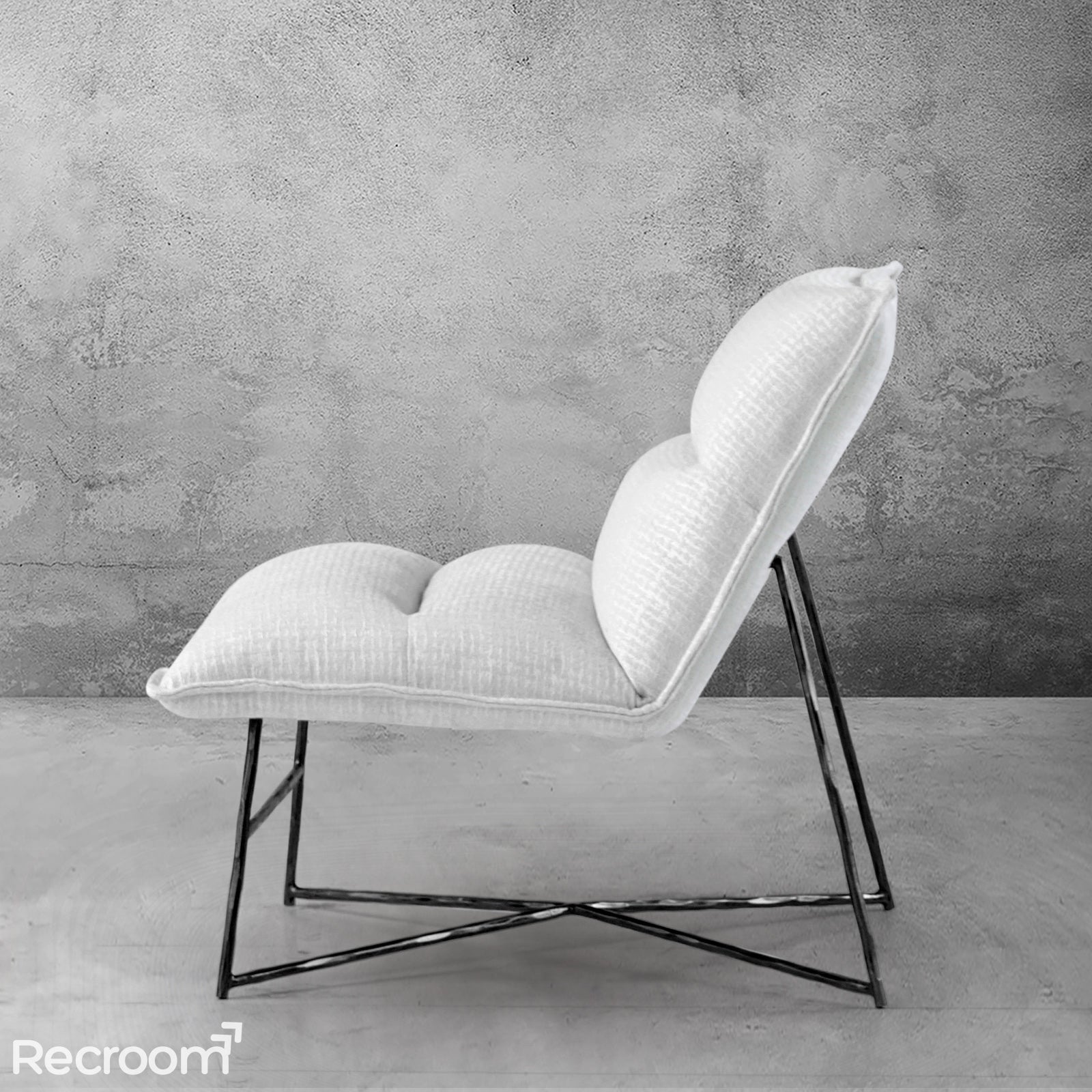 Thaddeo Fabric Lounge Chair - Zonesus