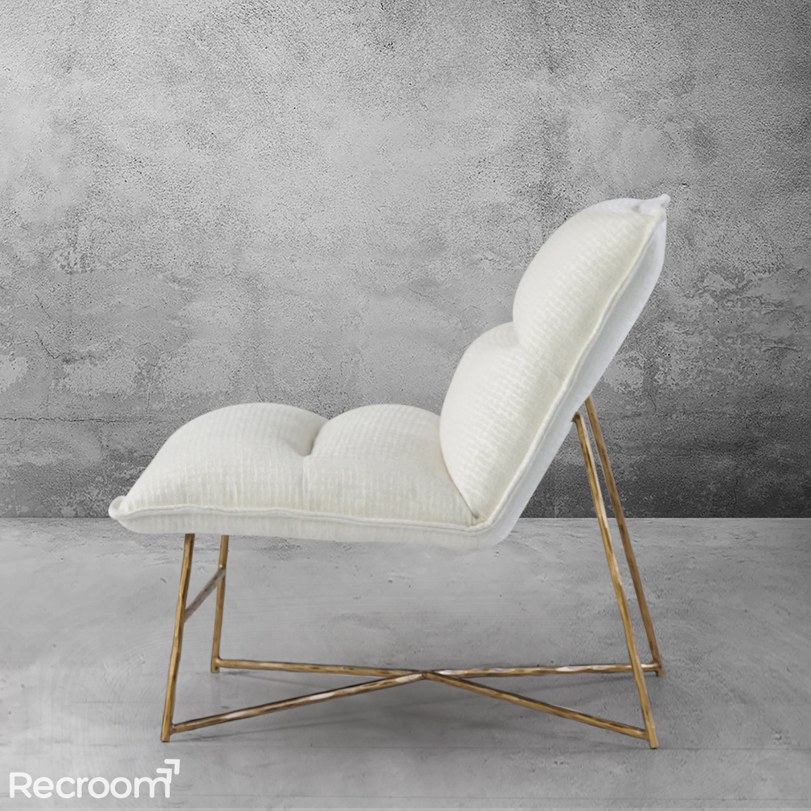 Thaddeo Fabric Lounge Chair - Zonesus