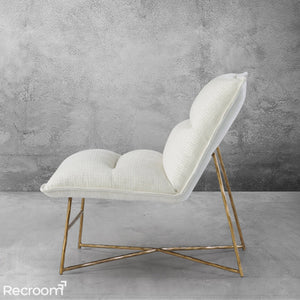 Thaddeo Fabric Lounge Chair - Zonesus