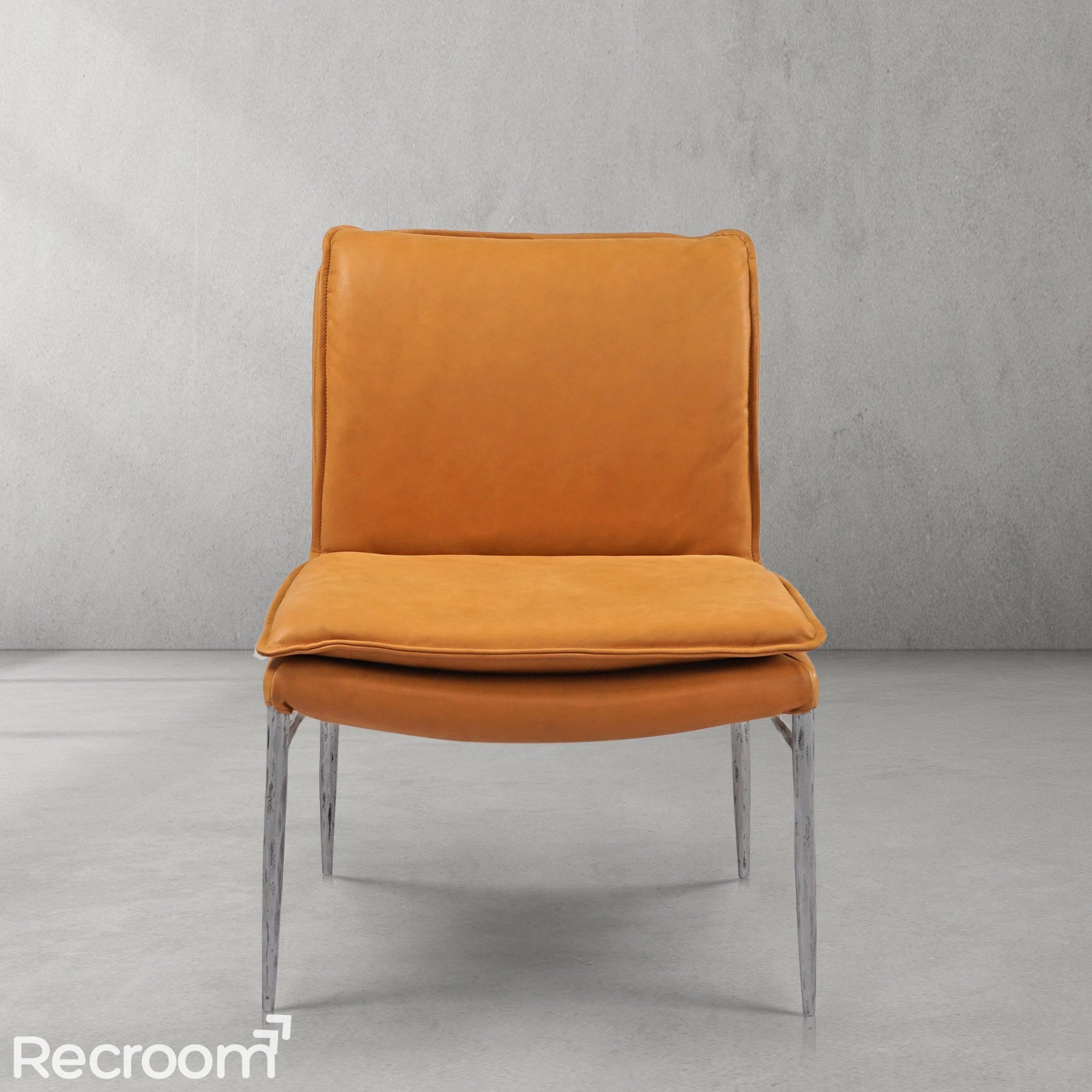 Thaddeo Vintage Leather Dining Chair - Zonesus