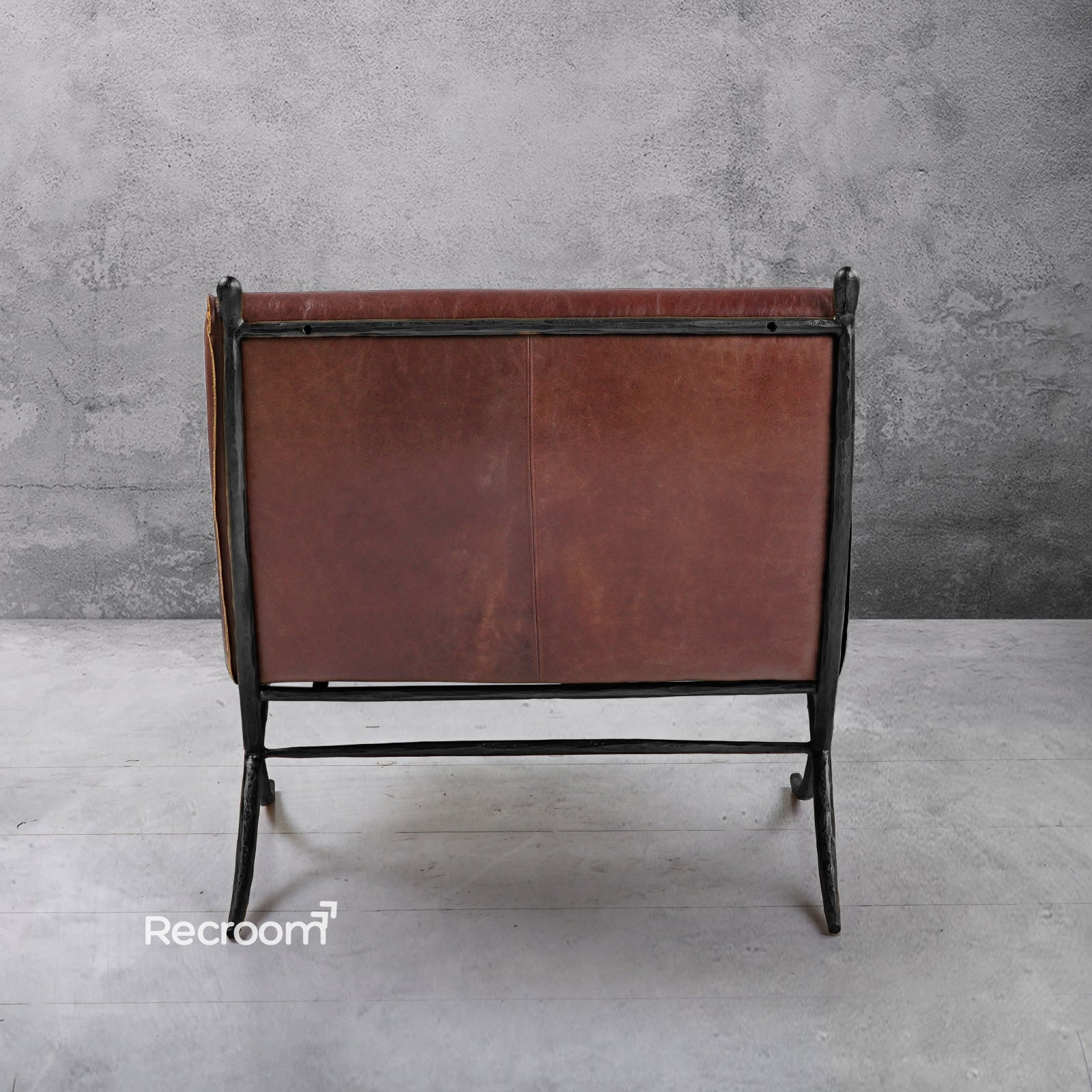 Thaddeo Vintage Leather Lounge Chair - Zonesus