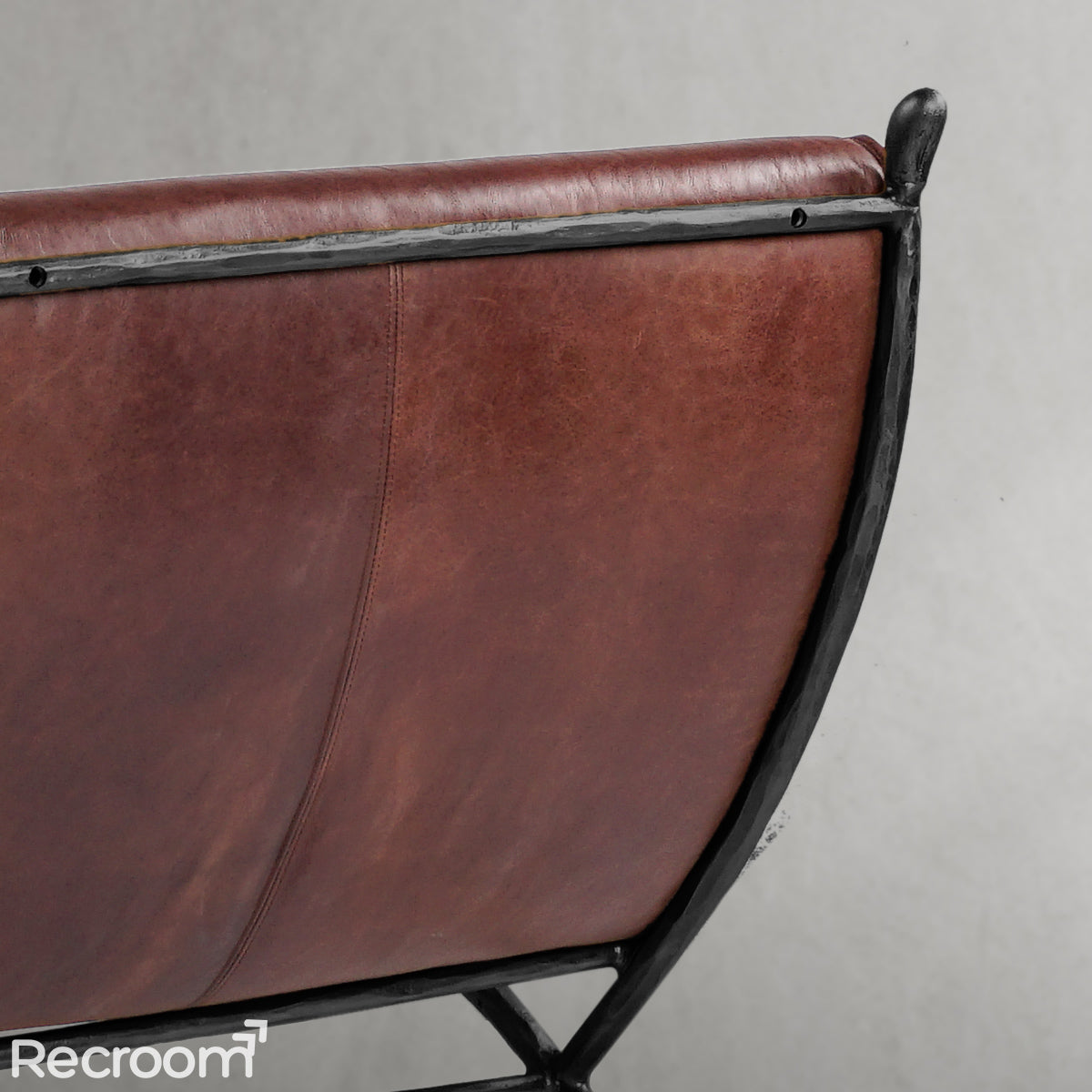 Thaddeo Vintage Leather Lounge Chair - Zonesus