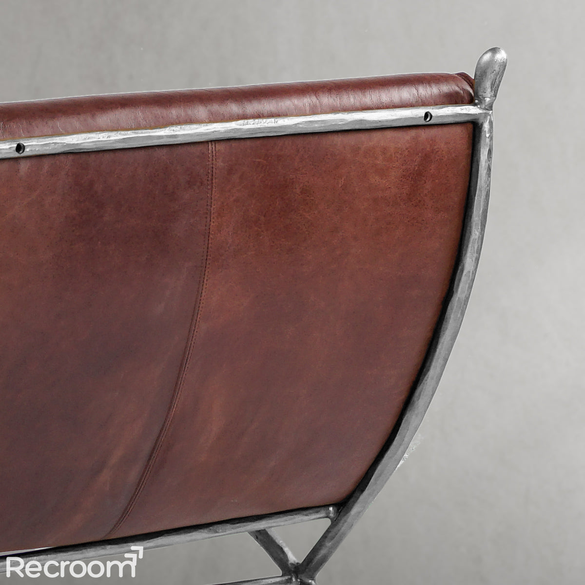 Thaddeo Vintage Leather Lounge Chair - Zonesus