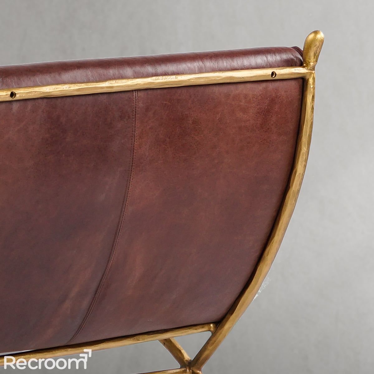 Thaddeo Vintage Leather Lounge Chair - Zonesus