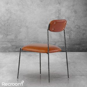 Thaddeo Genuine Leather Dining Chair - Zonesus