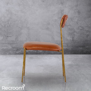 Thaddeo Genuine Leather Dining Chair - Zonesus