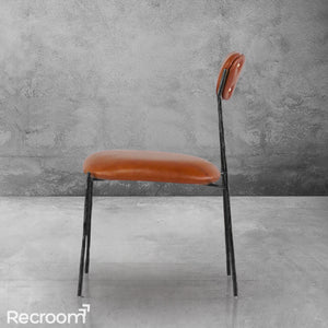 Thaddeo Genuine Leather Dining Chair - Zonesus
