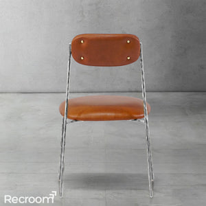 Thaddeo Genuine Leather Dining Chair - Zonesus
