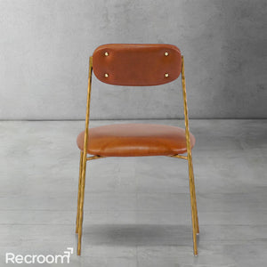 Thaddeo Genuine Leather Dining Chair - Zonesus