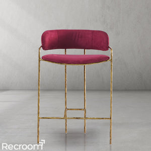 Thaddeo Vintage Armrest Bar Chair - Zonesus